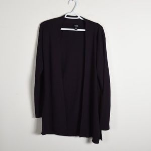 Eileen Fisher Long Sleeve Wool Ribbed Cardigan S